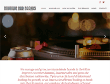 Tablet Screenshot of boutiquebarbrands.com